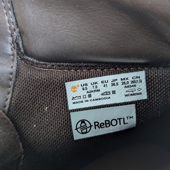 Timberland Cheyenne Valley Mid Lace-Up Wheat Nubuck Hiking Boot - sz 9½ - Picture 11 of 15